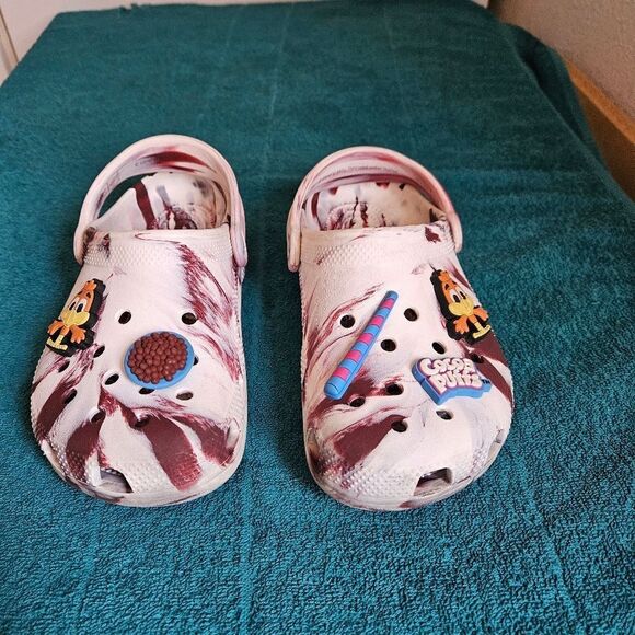Crocs For Big Kids Cocoa Puff Size J3 - Picture 1 of 7